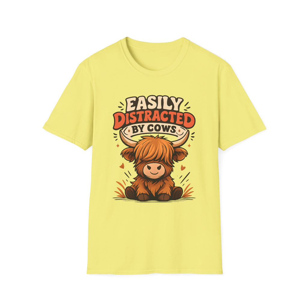 Easily Distracted By Cows T-Shirt