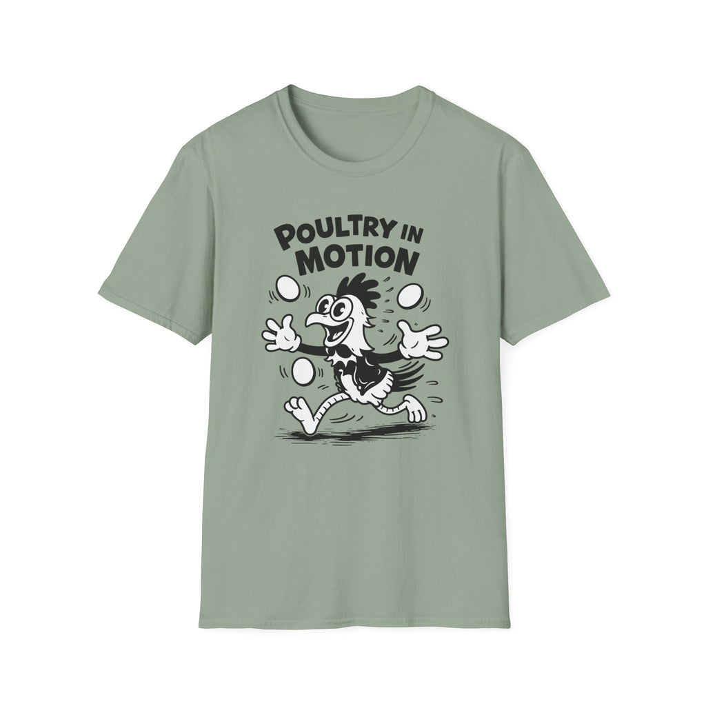 Poultry In Motion Funny Chicken T-Shirt