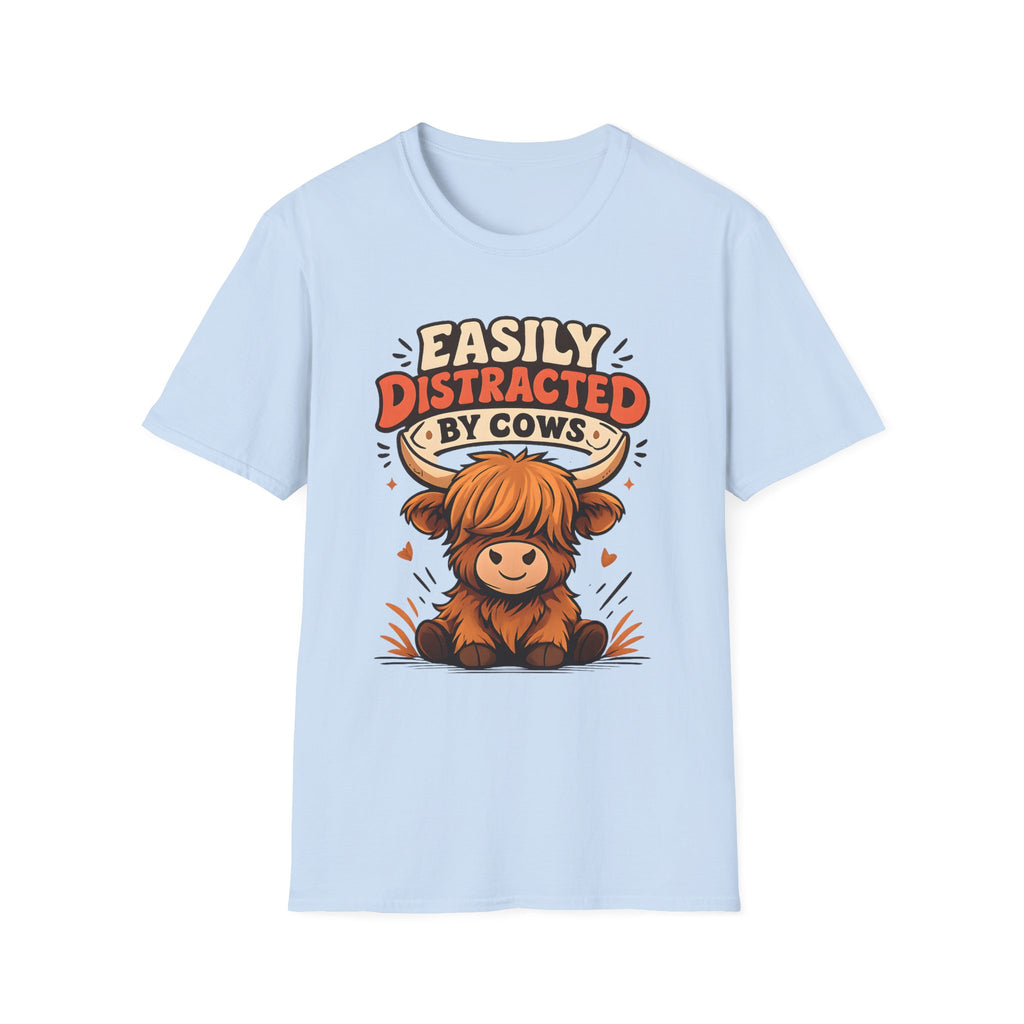 Easily Distracted By Cows T-Shirt